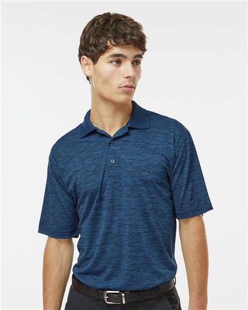 Men's Dakota Striated Heather Polo - Deep Blue Heather