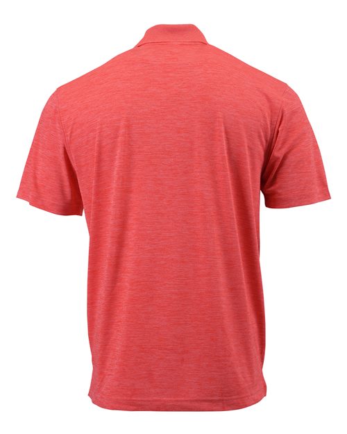 Men's Dakota Striated Heather Polo - Melon Heather