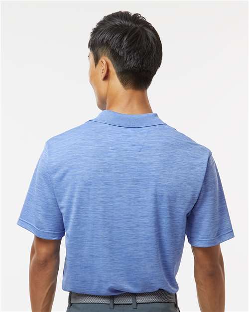 Men's Dakota Striated Heather Polo - Peri Blue Heather