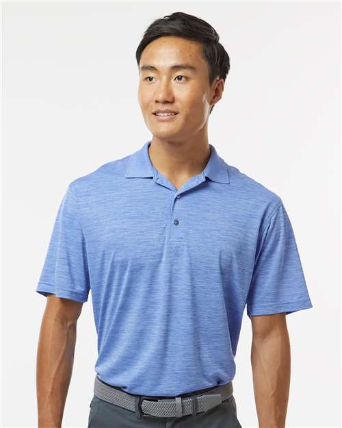 Men's Dakota Striated Heather Polo - Peri Blue Heather