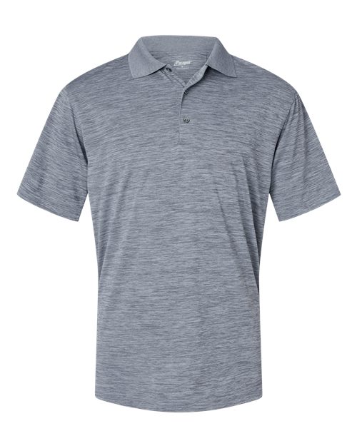 Men's Dakota Striated Heather Polo - Steel Grey Heather