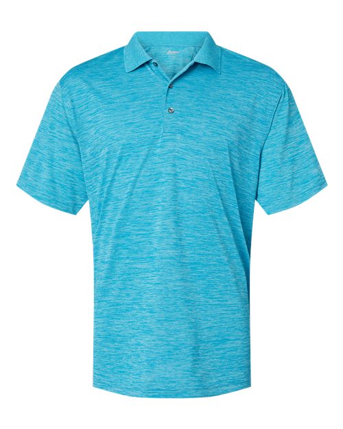 Men's Dakota Striated Heather Polo - Turquoise Heather