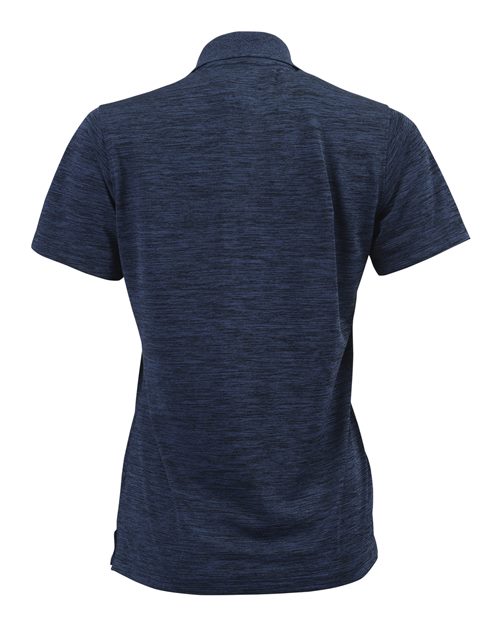 Women's Dakota Striated Heather Polo - Deep Blue Heather