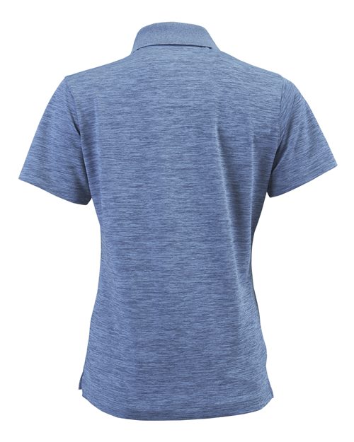 Women's Dakota Striated Heather Polo - Peri Blue Heather