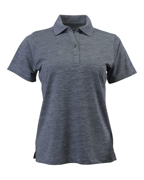 Women's Dakota Striated Heather Polo - Steel Grey Heather
