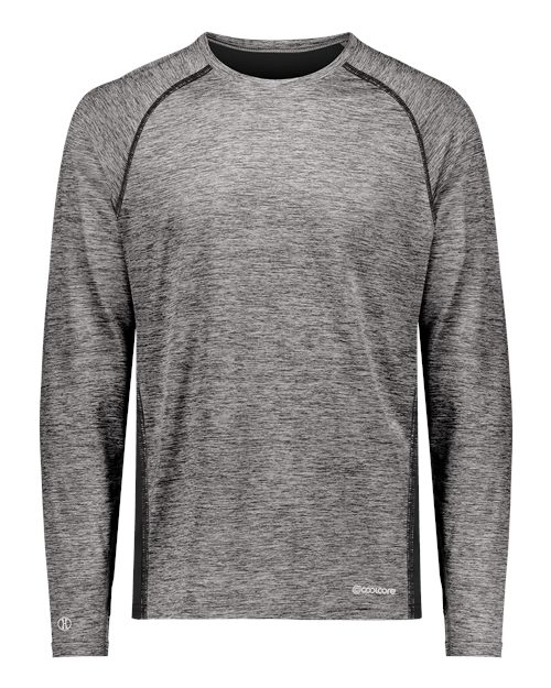 Men's Electrify CoolCore® Long Sleeve T-Shirt - Black Heather
