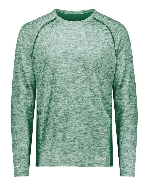 Men's Electrify CoolCore® Long Sleeve T-Shirt - Dark Green Heather