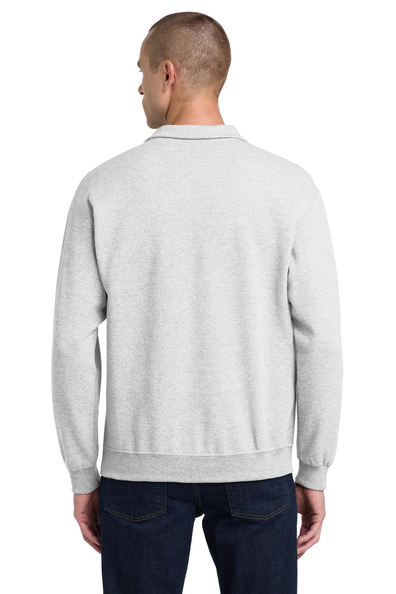 Jerzees - NuBlend 1/4-Zip Cadet Collar Sweatshirt - Ash