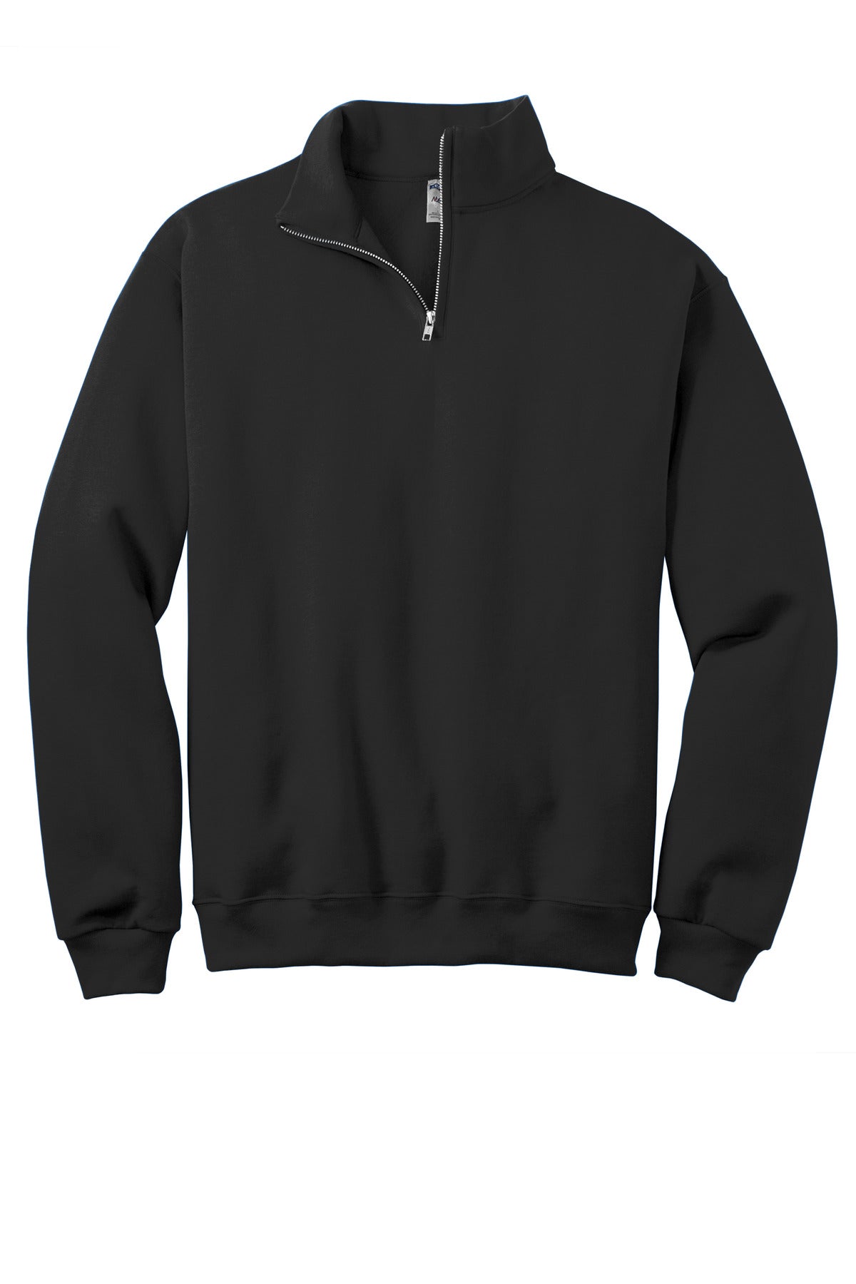 Jerzees - NuBlend 1/4-Zip Cadet Collar Sweatshirt - Black