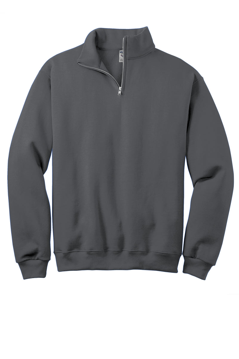 Jerzees - NuBlend 1/4-Zip Cadet Collar Sweatshirt - Charcoal Grey