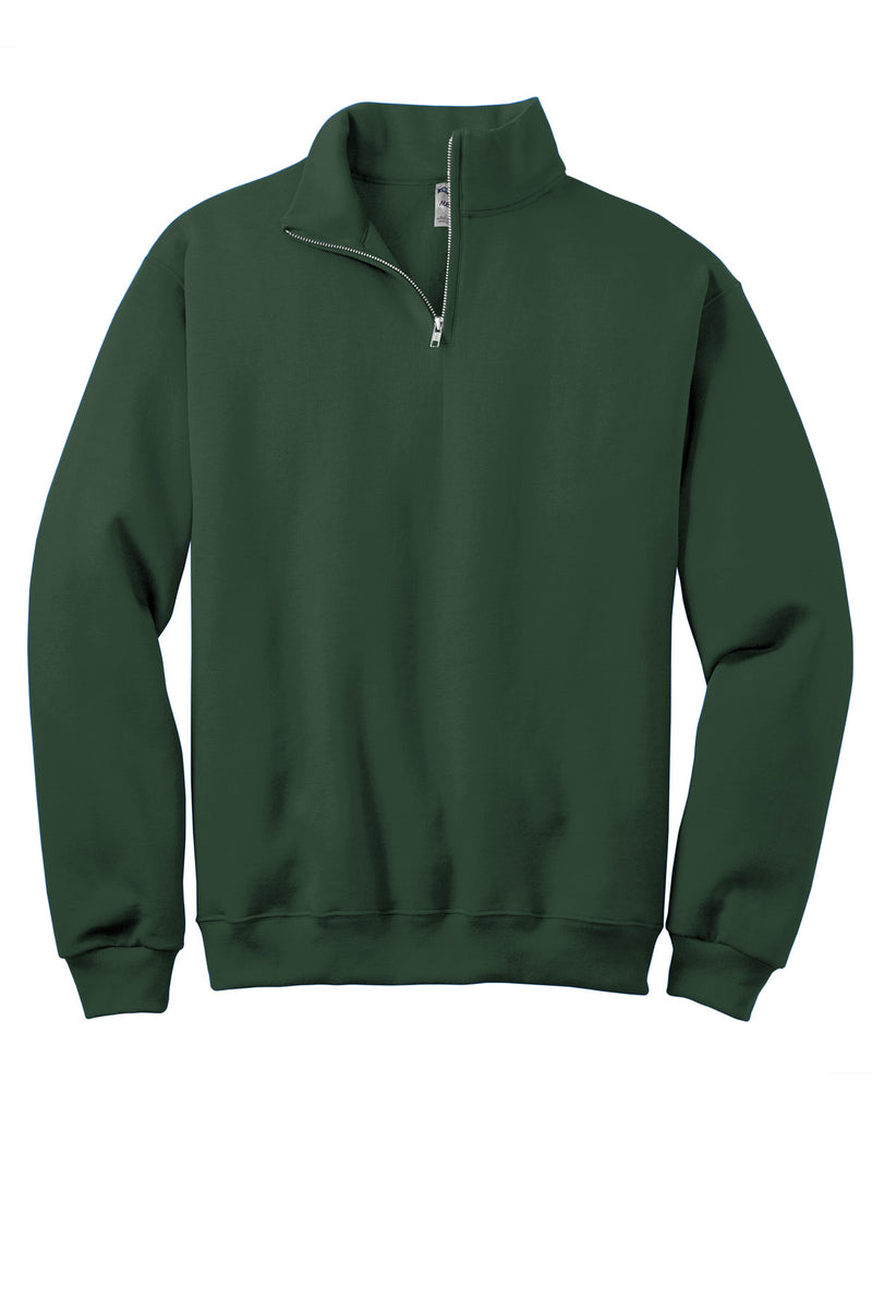 Jerzees - NuBlend 1/4-Zip Cadet Collar Sweatshirt - Forest Green