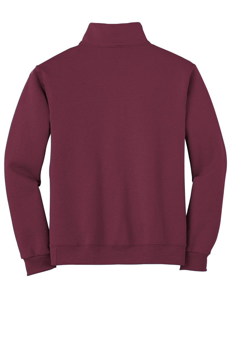 Jerzees - NuBlend 1/4-Zip Cadet Collar Sweatshirt - Maroon
