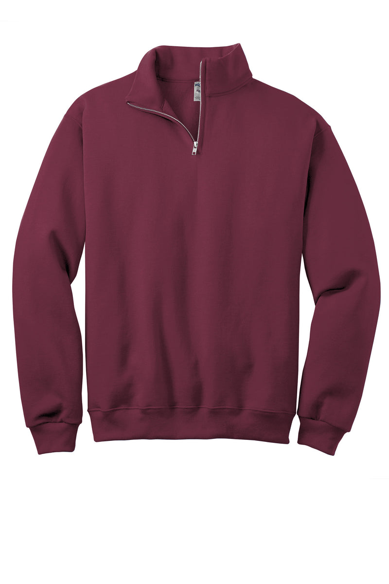 Jerzees - NuBlend 1/4-Zip Cadet Collar Sweatshirt - Maroon