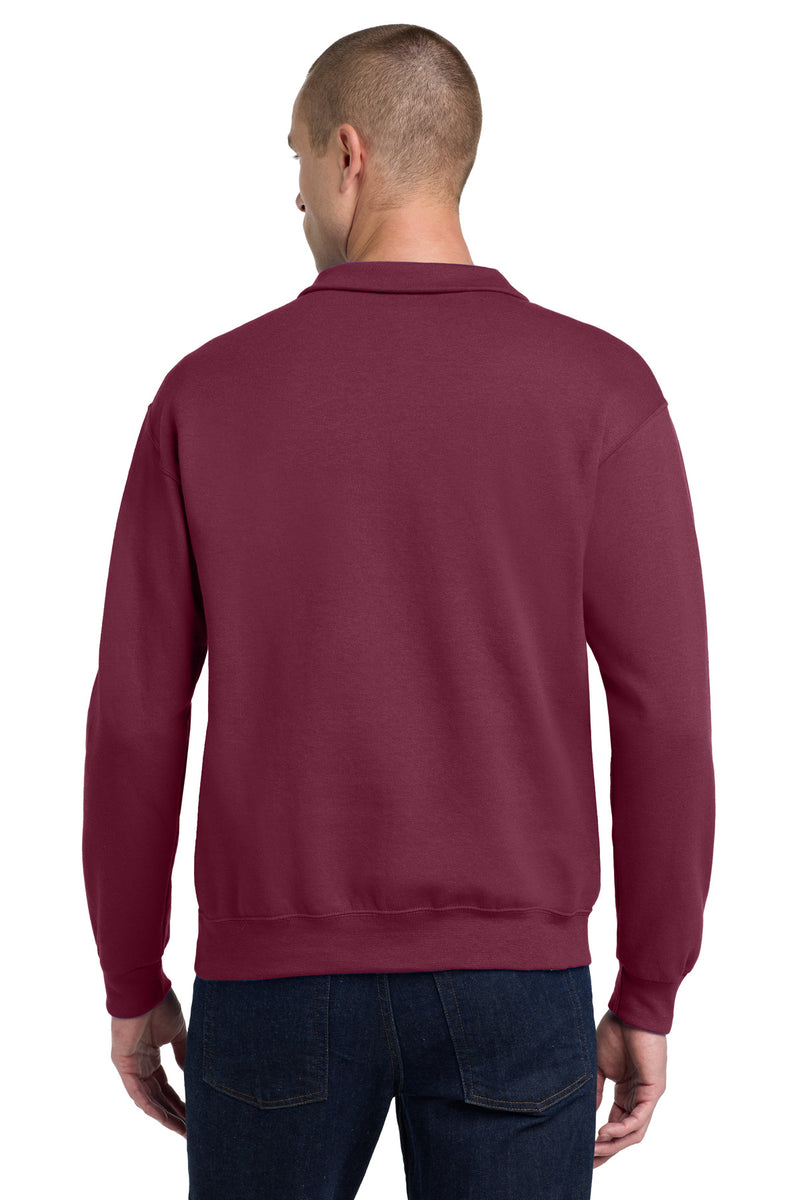 Jerzees - NuBlend 1/4-Zip Cadet Collar Sweatshirt - Maroon