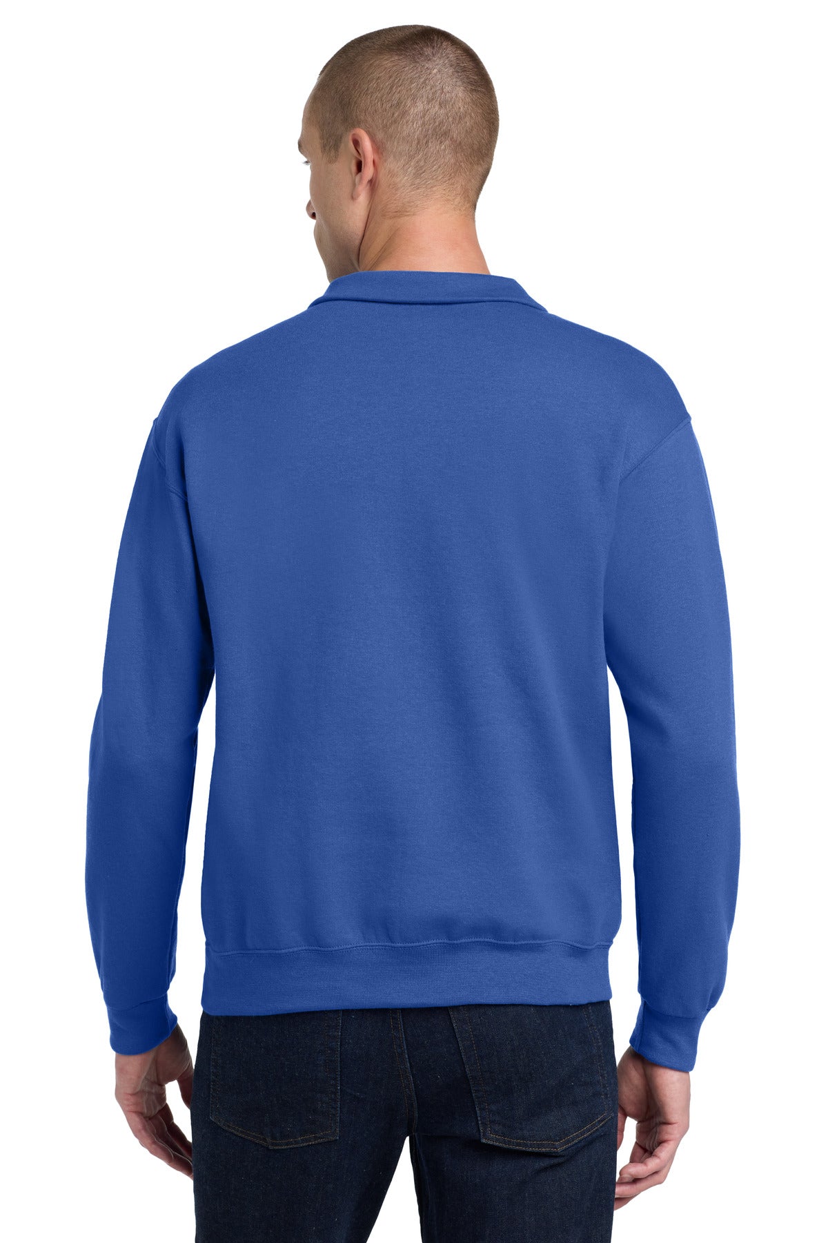 Jerzees - NuBlend 1/4-Zip Cadet Collar Sweatshirt - Royal