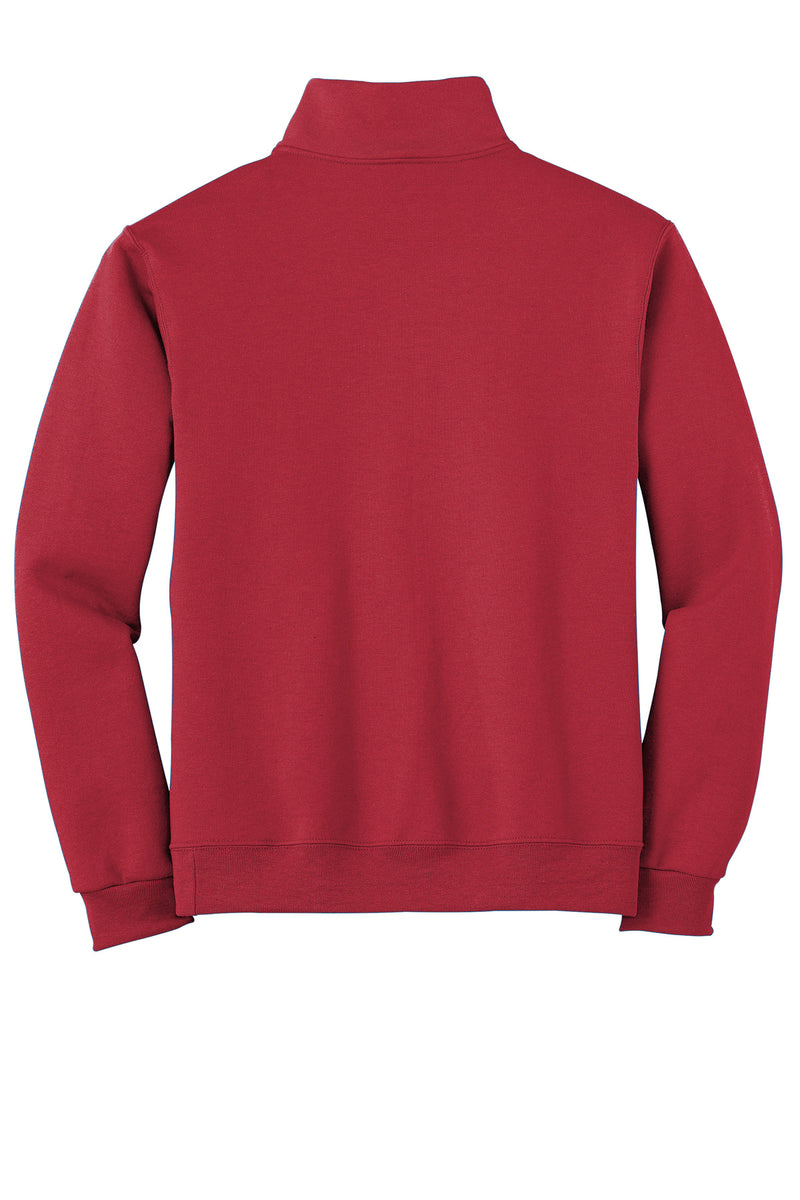 Jerzees - NuBlend 1/4-Zip Cadet Collar Sweatshirt - True Red