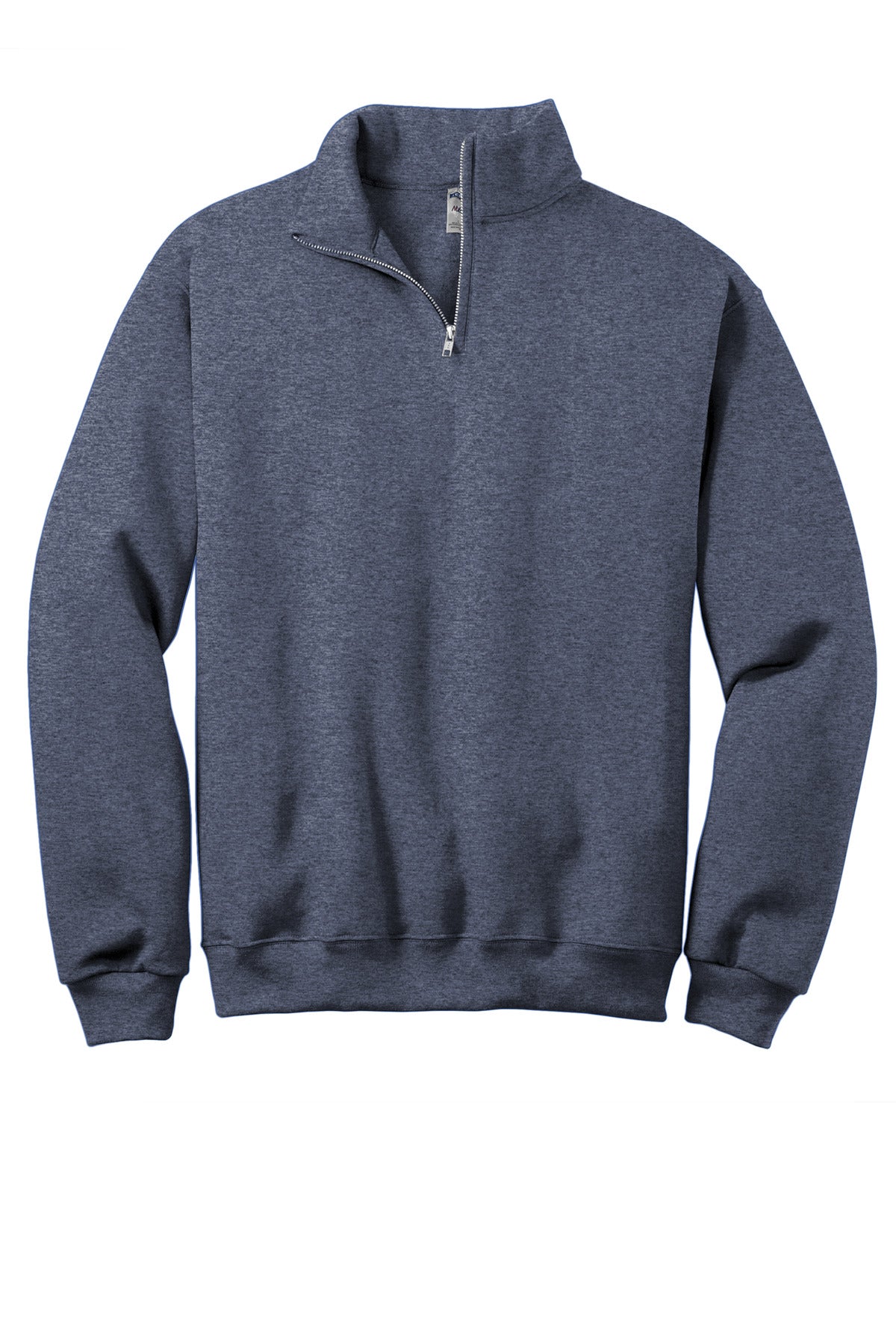 Jerzees - NuBlend 1/4-Zip Cadet Collar Sweatshirt - Vintage Heather Navy
