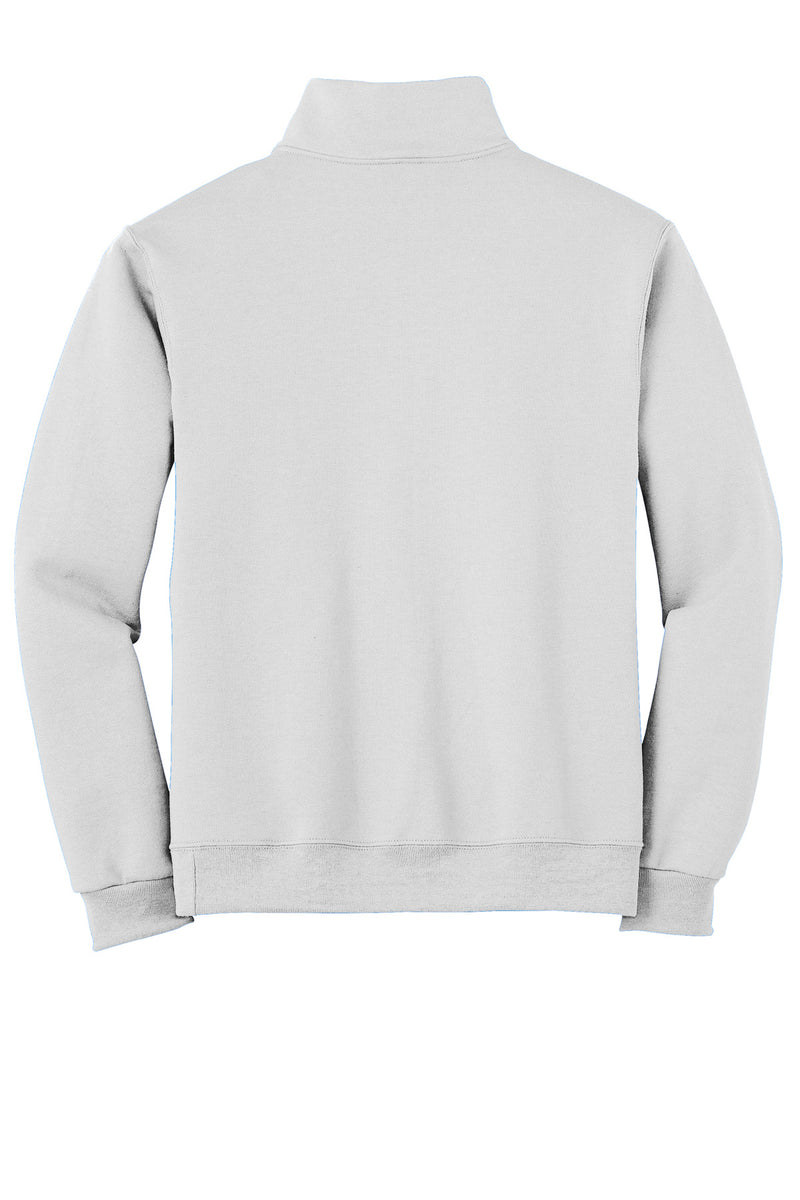 Jerzees - NuBlend 1/4-Zip Cadet Collar Sweatshirt - White