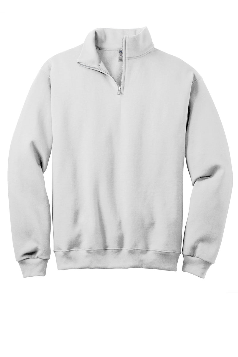 Jerzees - NuBlend 1/4-Zip Cadet Collar Sweatshirt - White