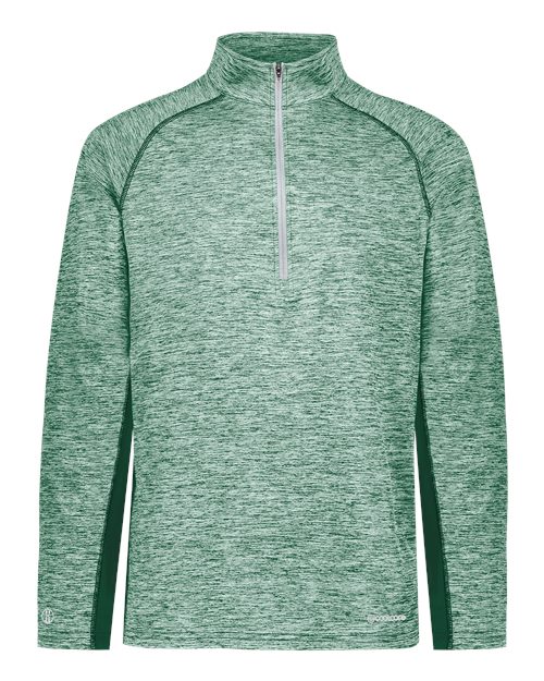 Men's Electrify CoolCore® Quarter-Zip Pullover - Dark Green Heather