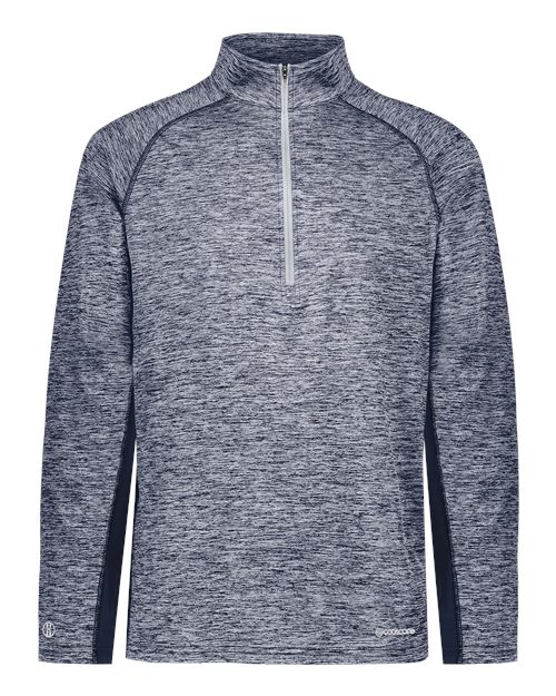 Men's Electrify CoolCore® Quarter-Zip Pullover - Navy Heather