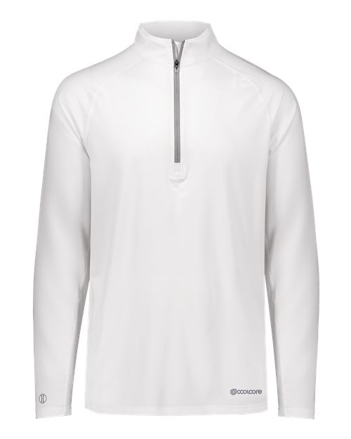Men's Electrify CoolCore® Quarter-Zip Pullover - White