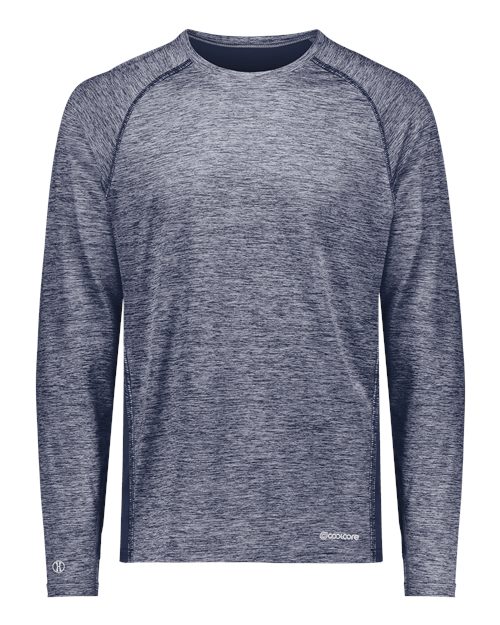 Youth Electrify CoolCore® Long Sleeve T-Shirt - Navy Heather