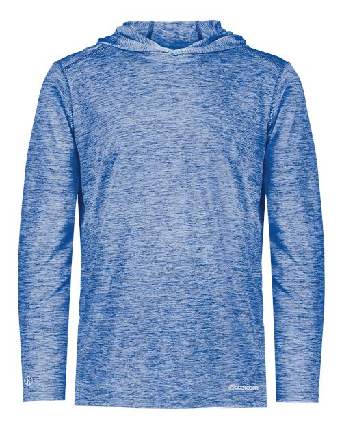 Youth Electrify CoolCore® Hooded Sweatshirt - Royal Heather