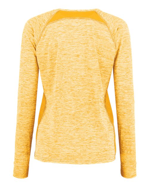 Women's Electrify CoolCore® Long Sleeve V-Neck T-Shirt - Gold Heather