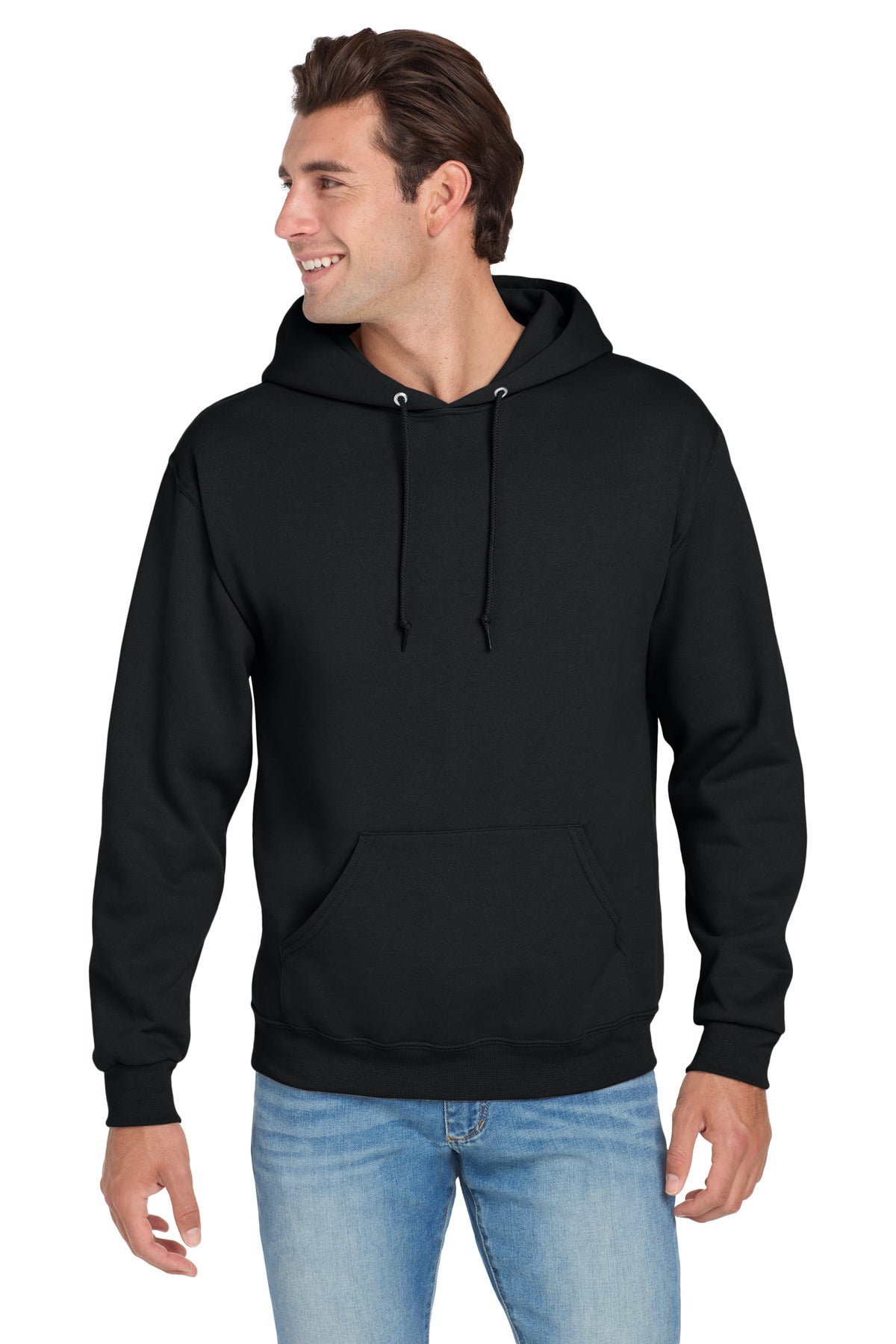 Jerzees NuBlend Pullover Hooded Sweatshirt - Black
