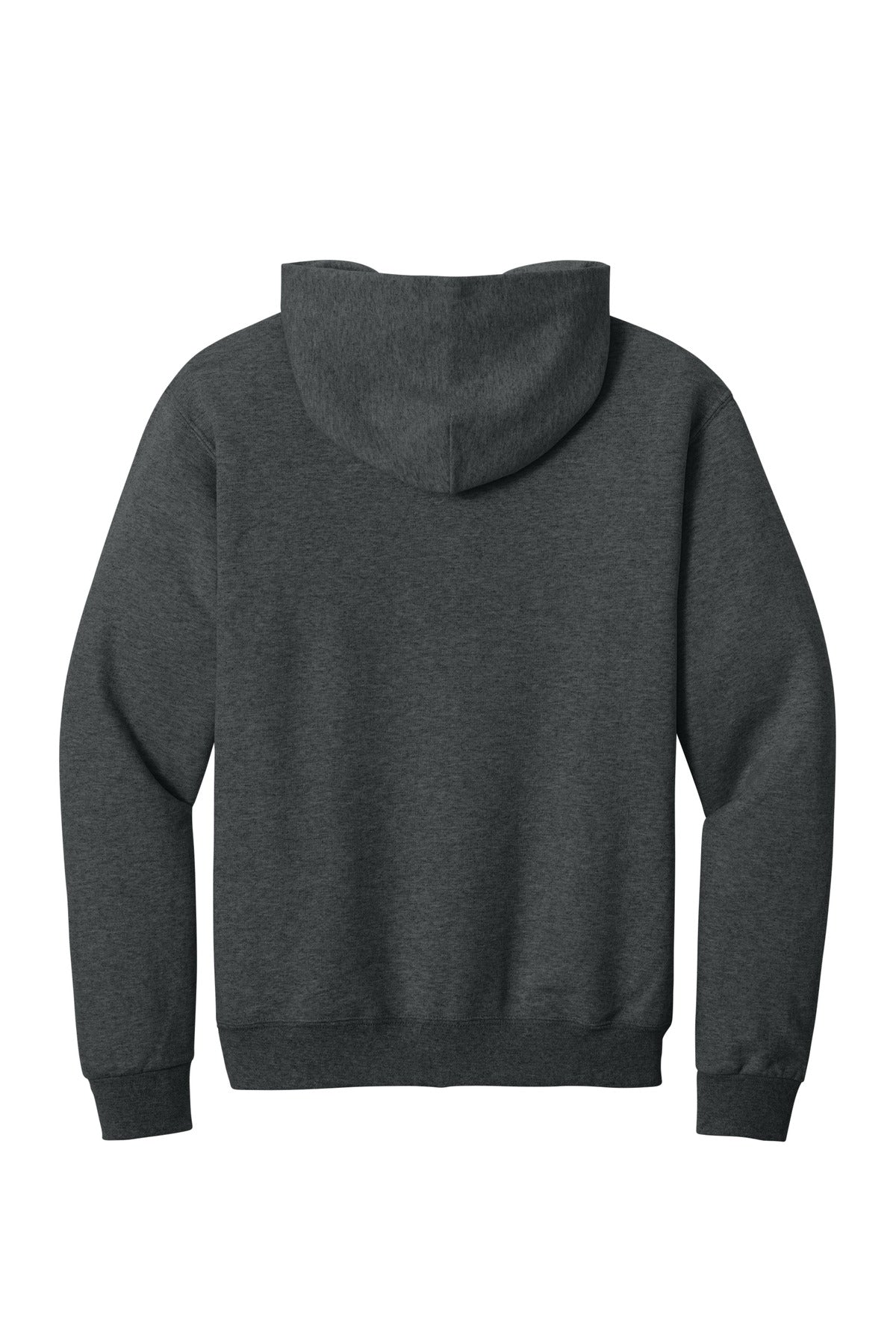 Jerzees NuBlend Pullover Hooded Sweatshirt - Black Heather