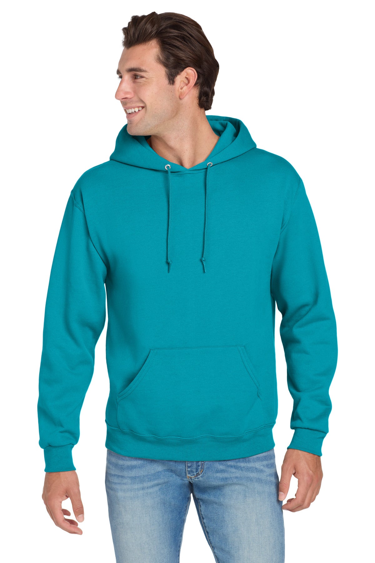 Jerzees NuBlend Pullover Hooded Sweatshirt - California Blue