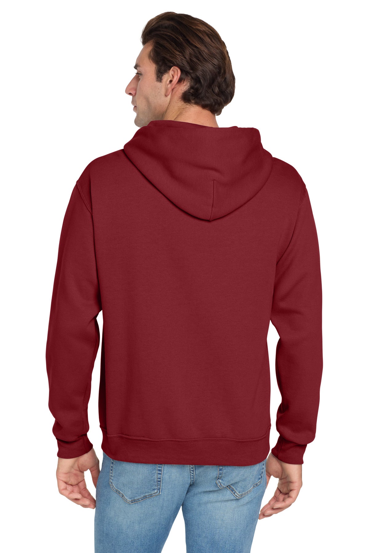 Jerzees NuBlend Pullover Hooded Sweatshirt - Cardinal