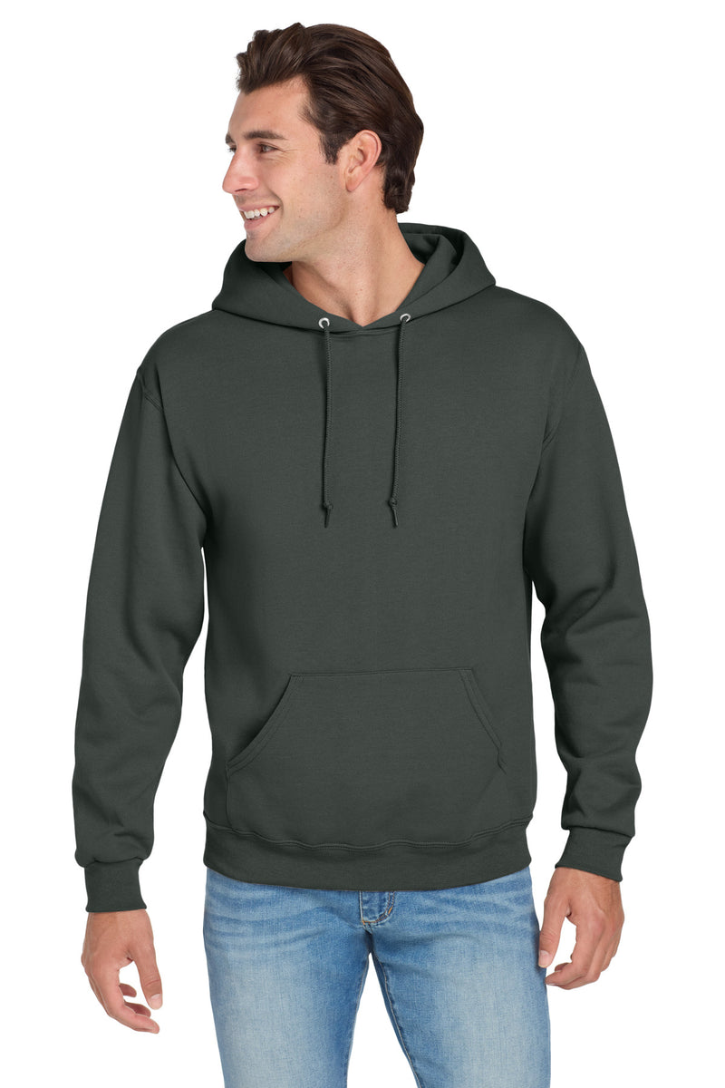 Jerzees NuBlend Pullover Hooded Sweatshirt - Charcoal Grey