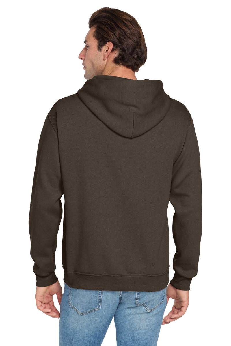 Jerzees NuBlend Pullover Hooded Sweatshirt - Chocolate