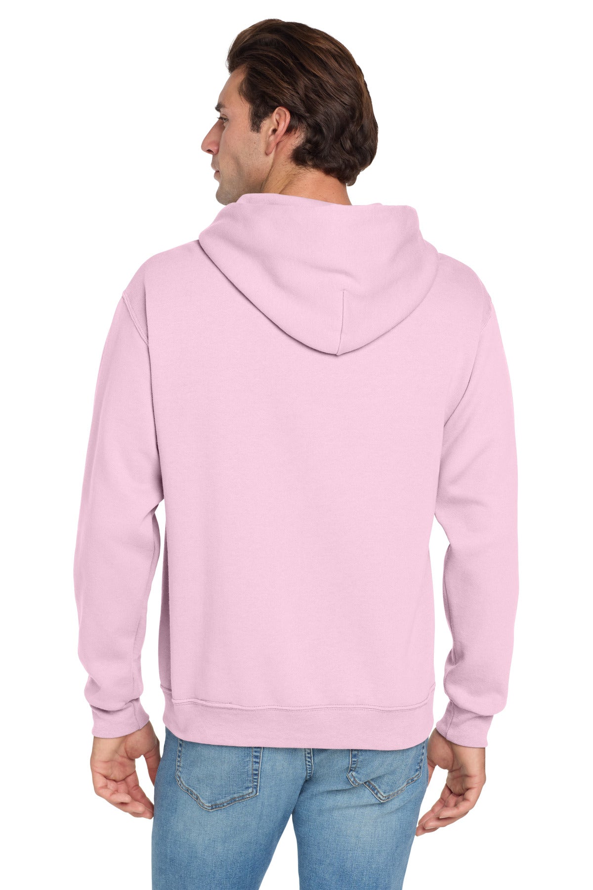 Jerzees NuBlend Pullover Hooded Sweatshirt - Classic Pink
