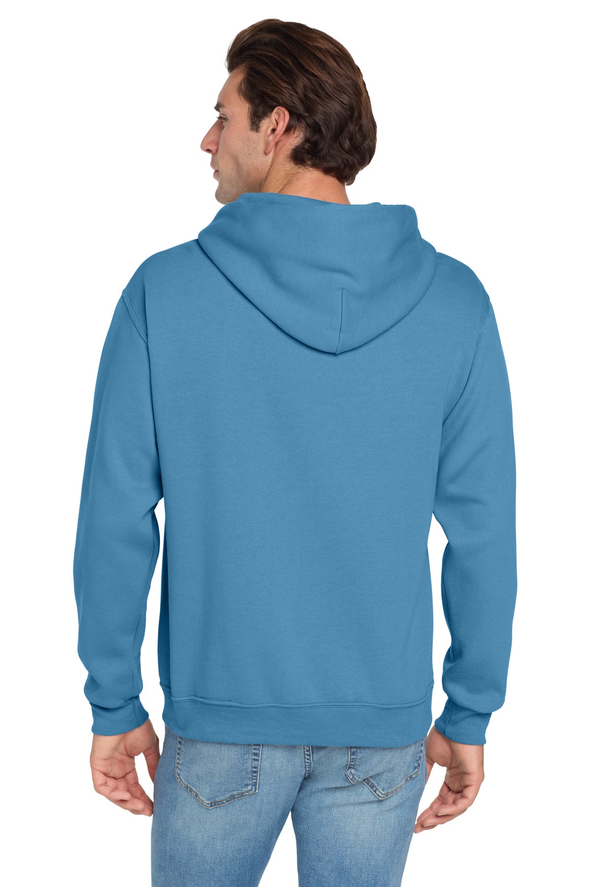 Jerzees NuBlend Pullover Hooded Sweatshirt - Columbia Blue