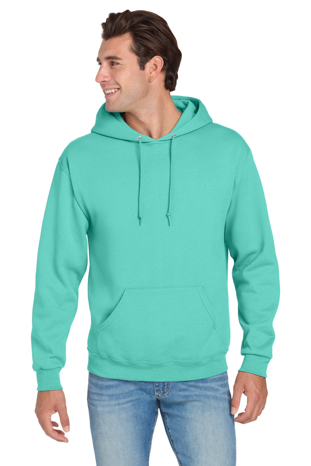 Jerzees NuBlend Pullover Hooded Sweatshirt - Cool Mint