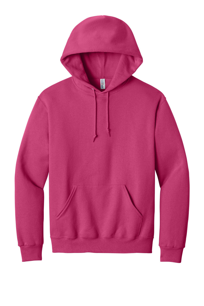 Jerzees NuBlend Pullover Hooded Sweatshirt - Cyber Pink