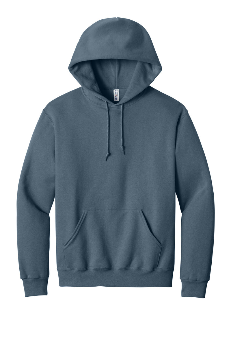 Jerzees NuBlend Pullover Hooded Sweatshirt - Denim