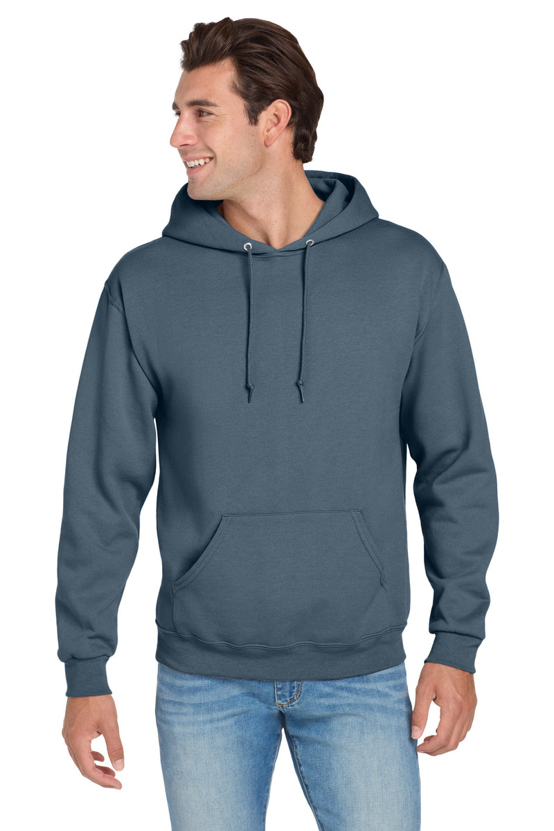 Jerzees NuBlend Pullover Hooded Sweatshirt - Denim