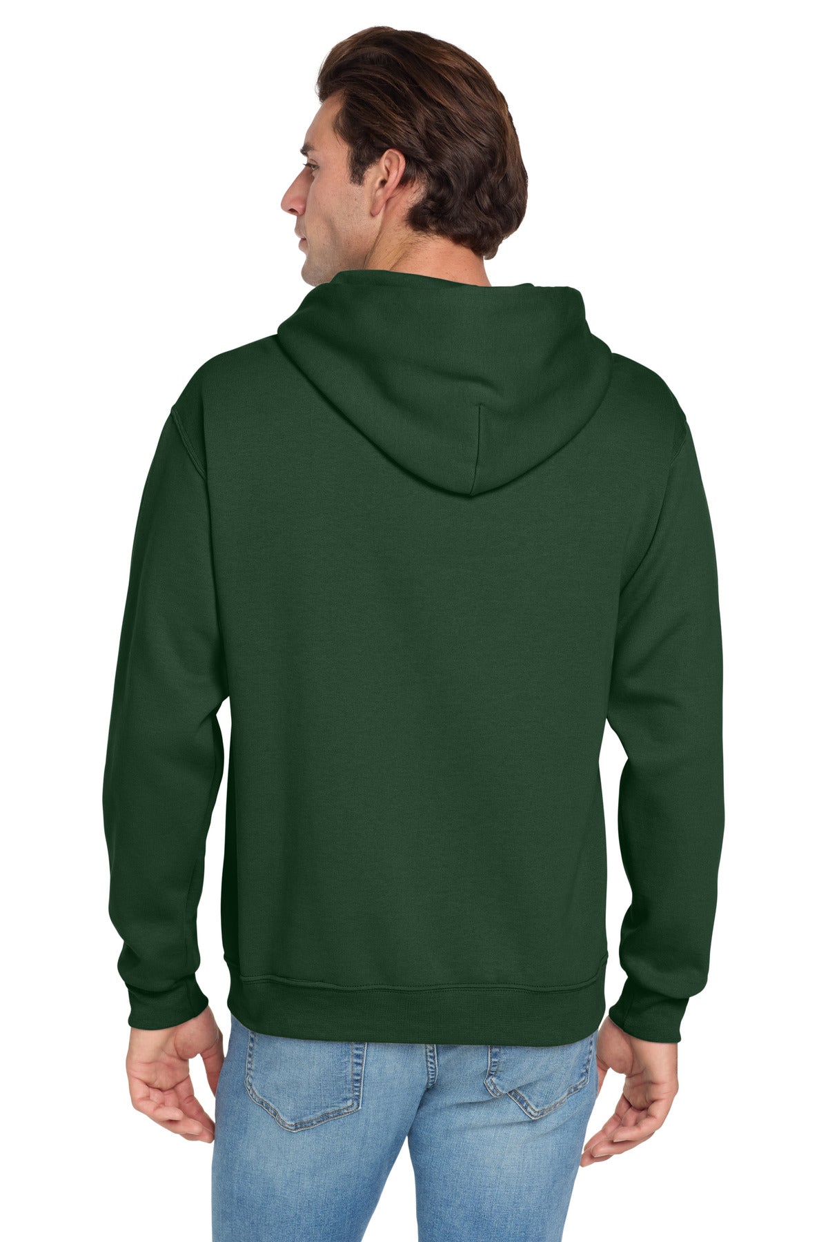 Jerzees NuBlend Pullover Hooded Sweatshirt - Forest Green