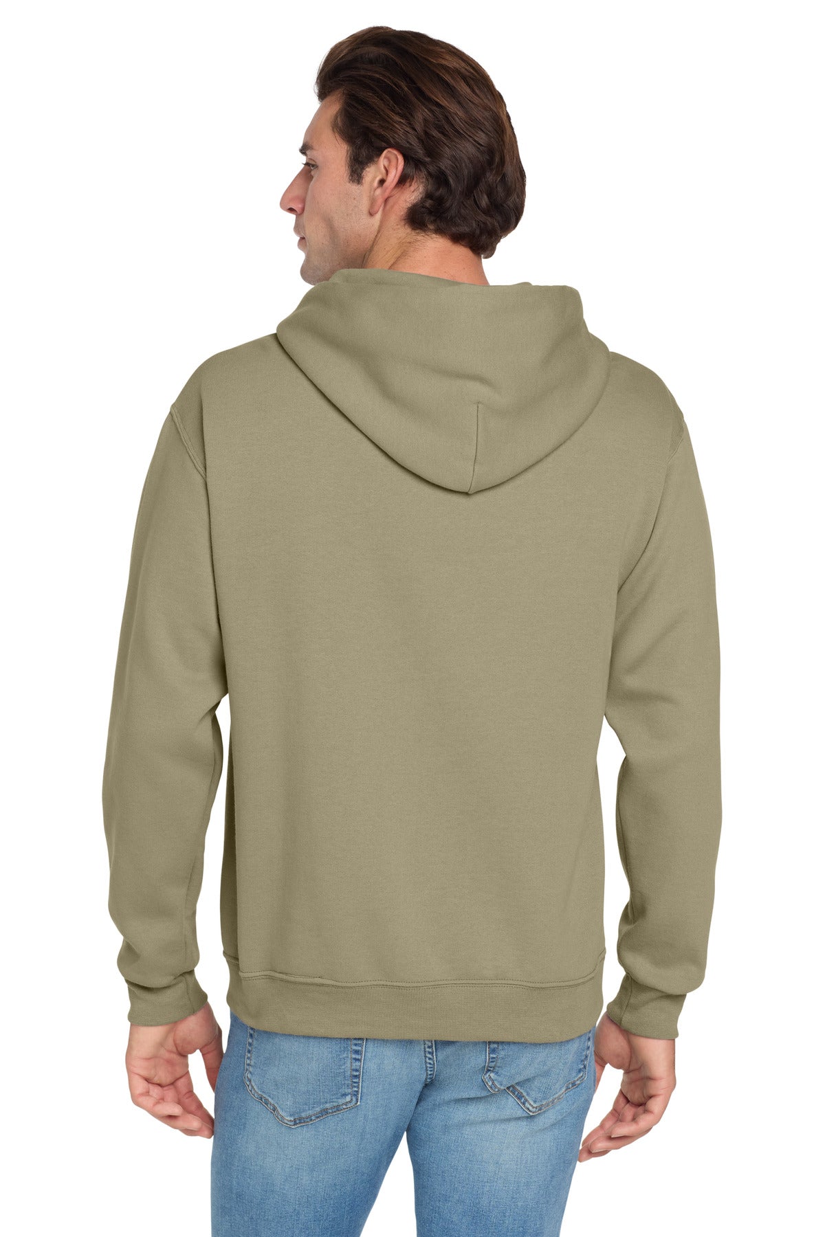 Jerzees NuBlend Pullover Hooded Sweatshirt - Khaki