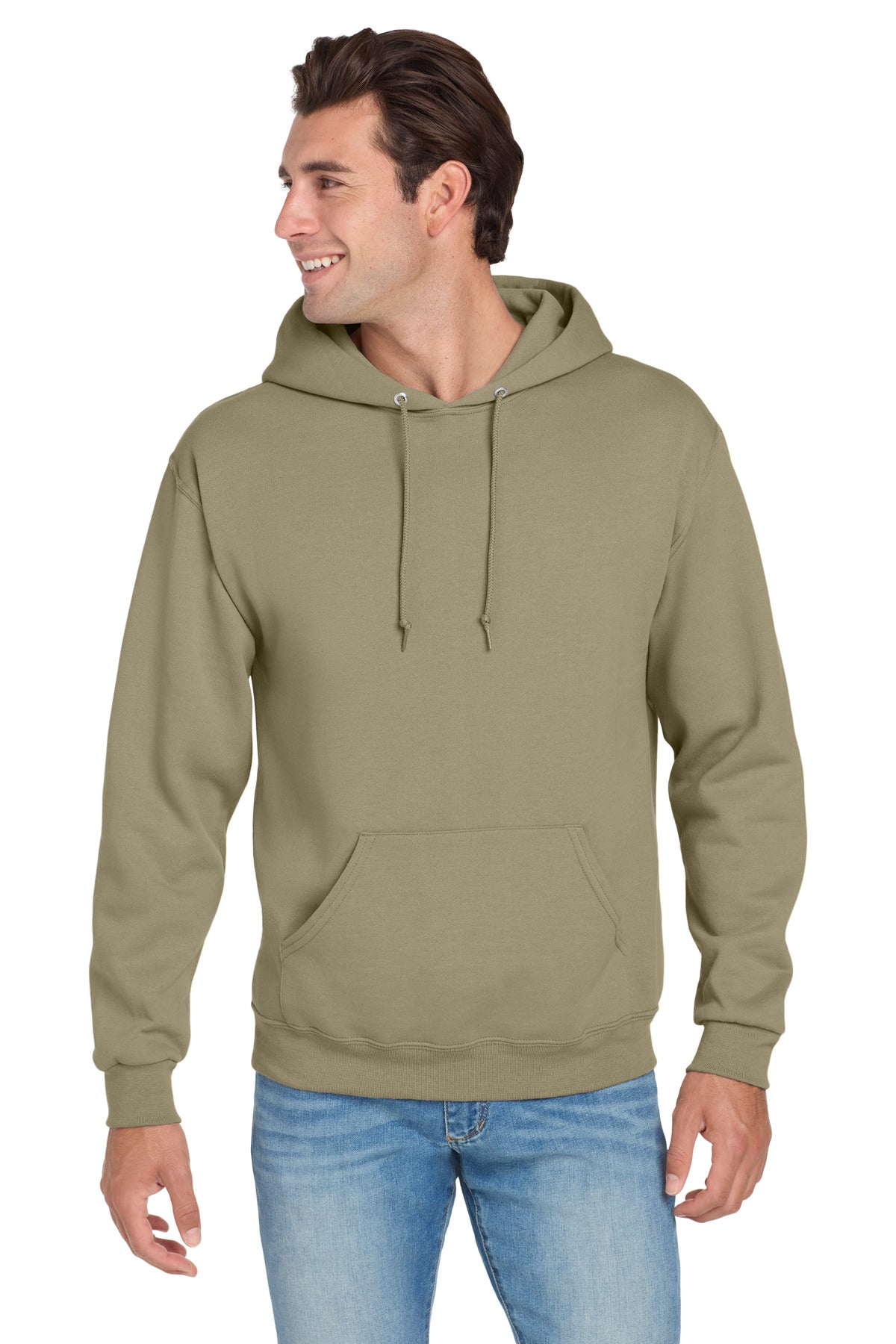 Jerzees NuBlend Pullover Hooded Sweatshirt - Khaki
