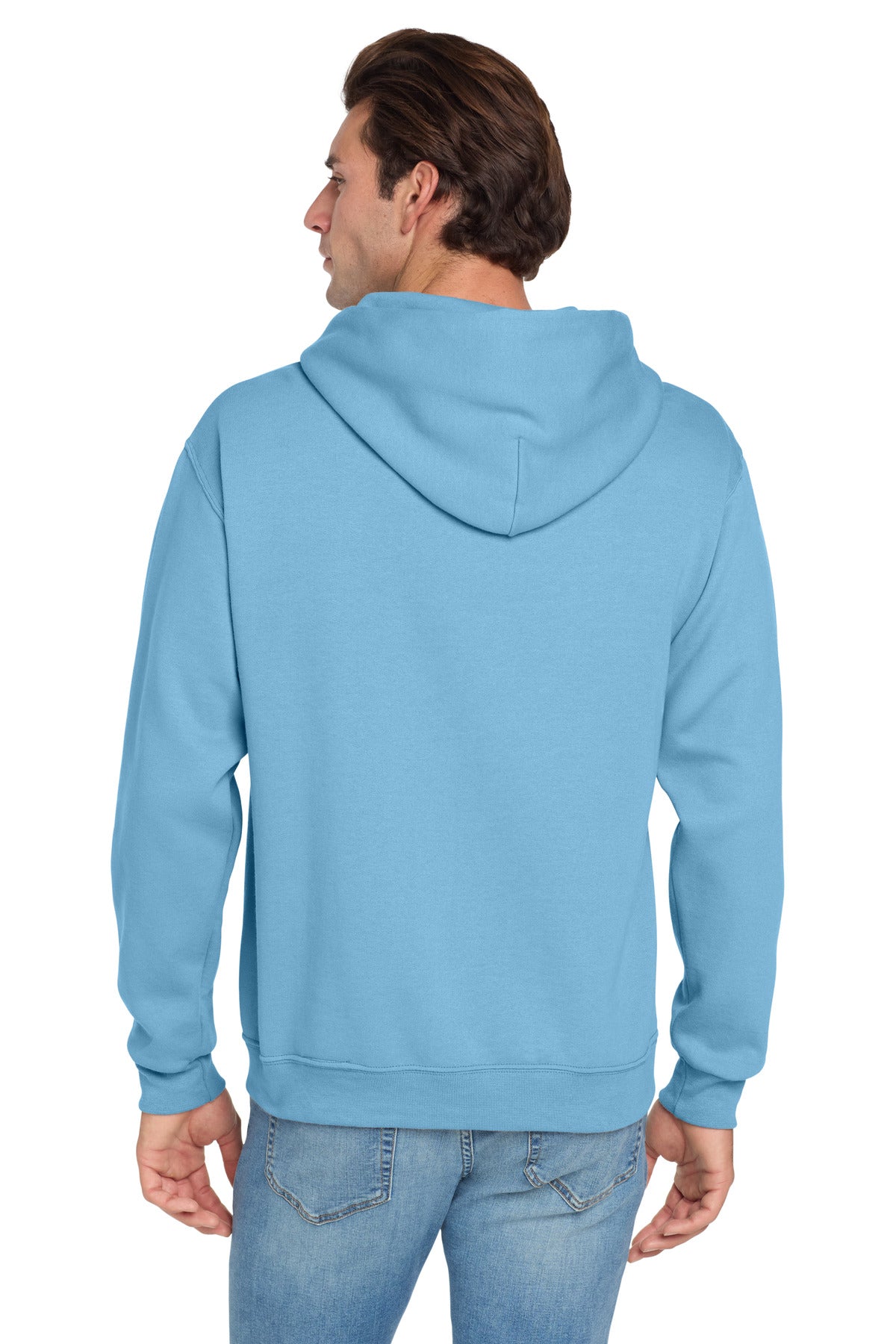 Jerzees NuBlend Pullover Hooded Sweatshirt - Light Blue