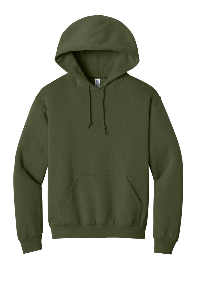 Jerzees NuBlend Pullover Hooded Sweatshirt - Military Green
