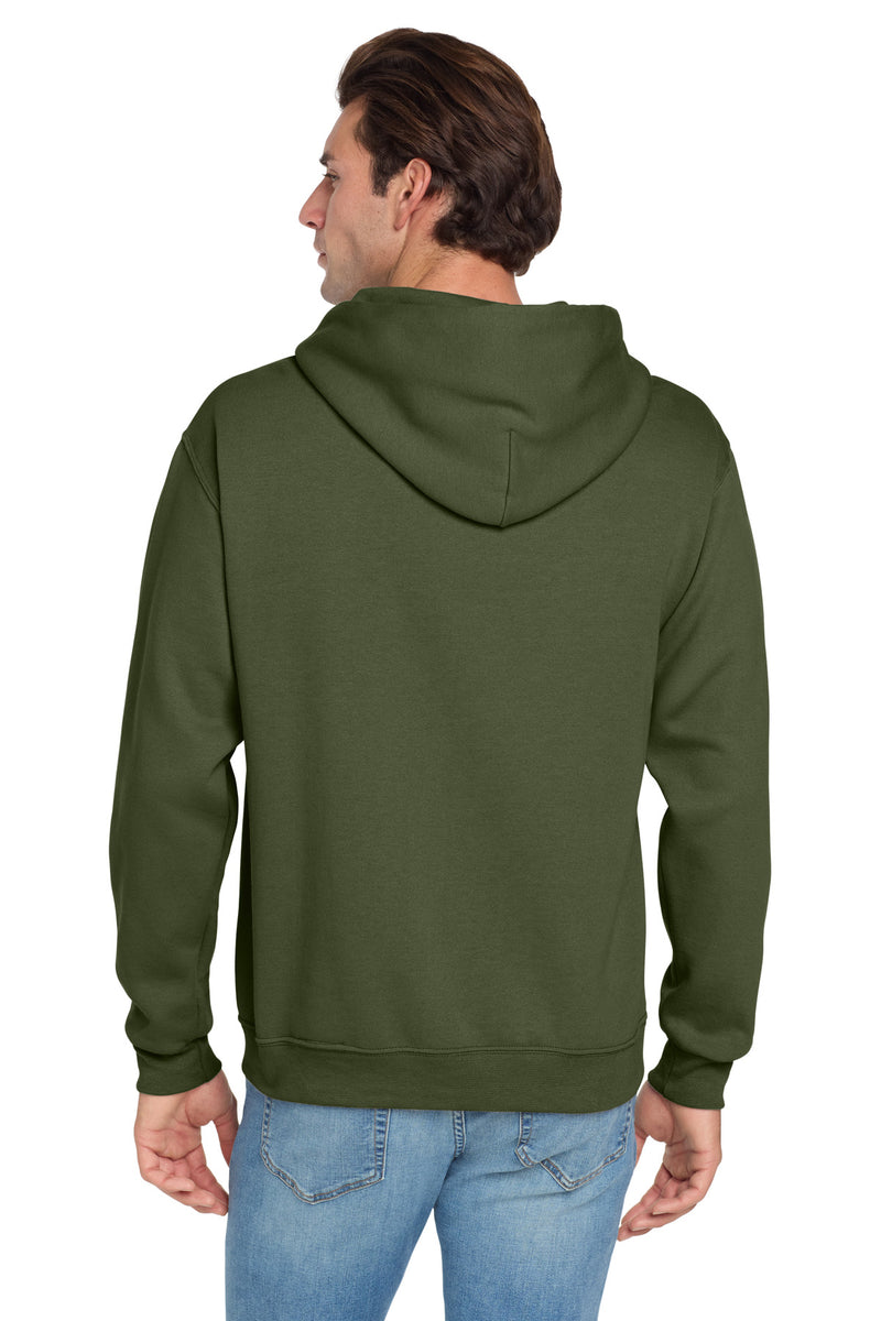 Jerzees NuBlend Pullover Hooded Sweatshirt - Military Green
