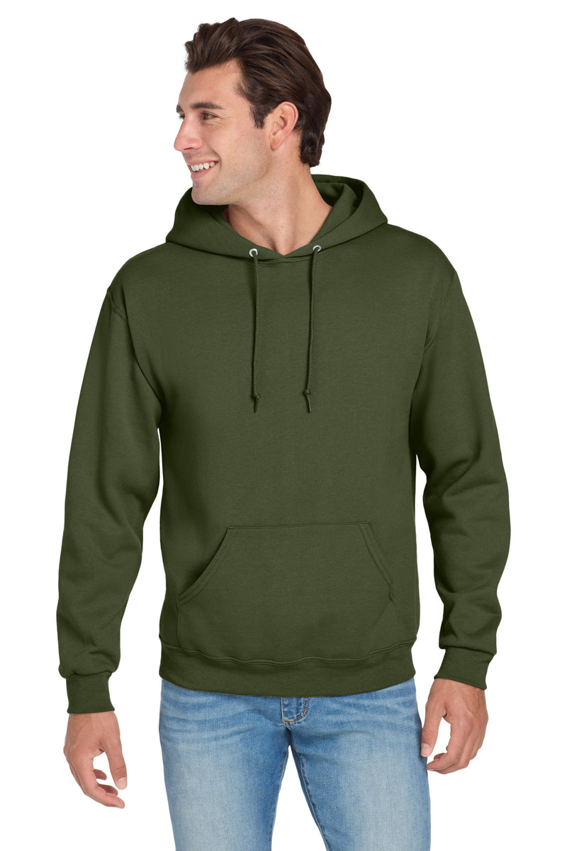 Jerzees NuBlend Pullover Hooded Sweatshirt - Military Green