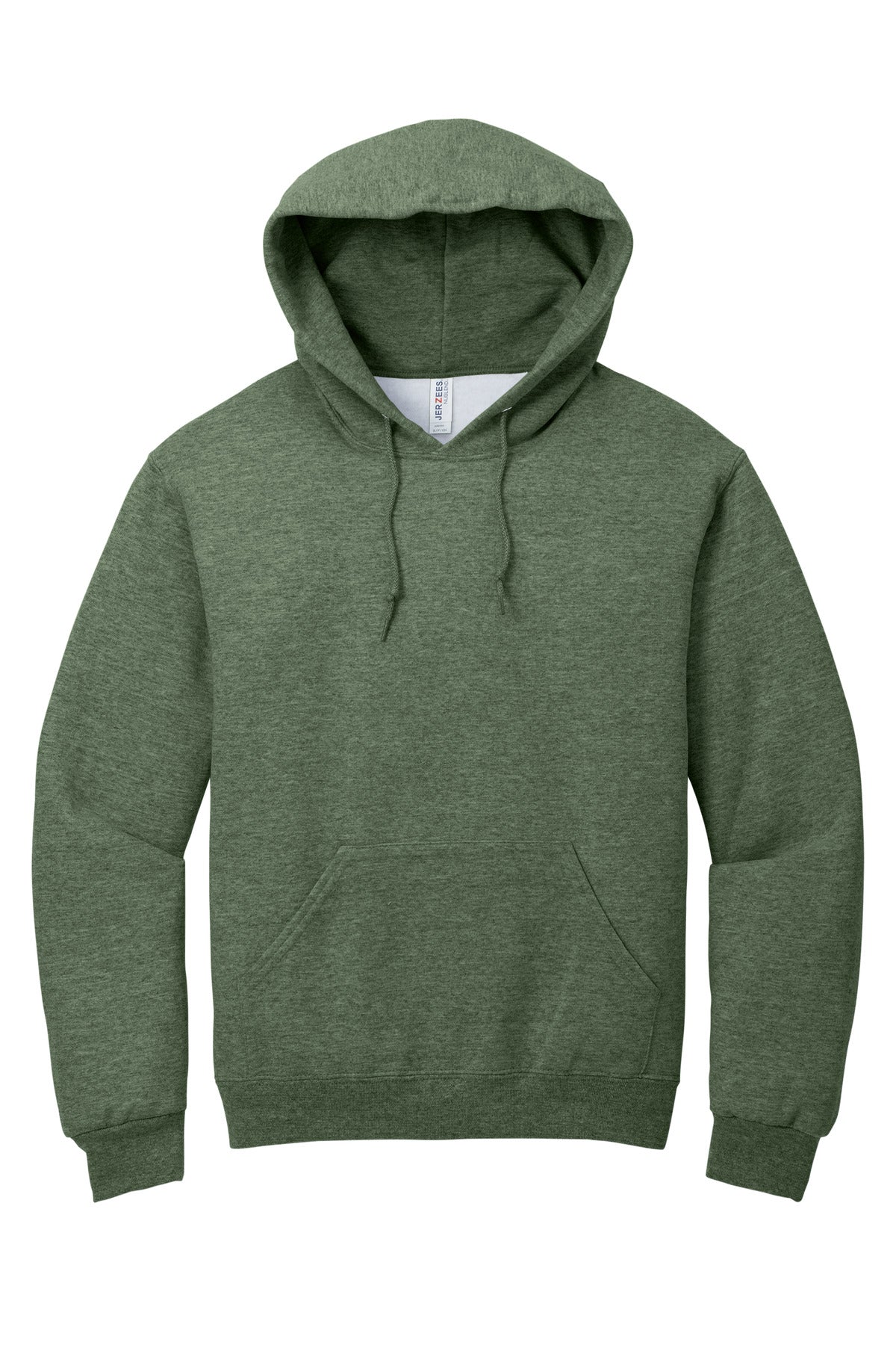 Jerzees NuBlend Pullover Hooded Sweatshirt - Military Green Heather
