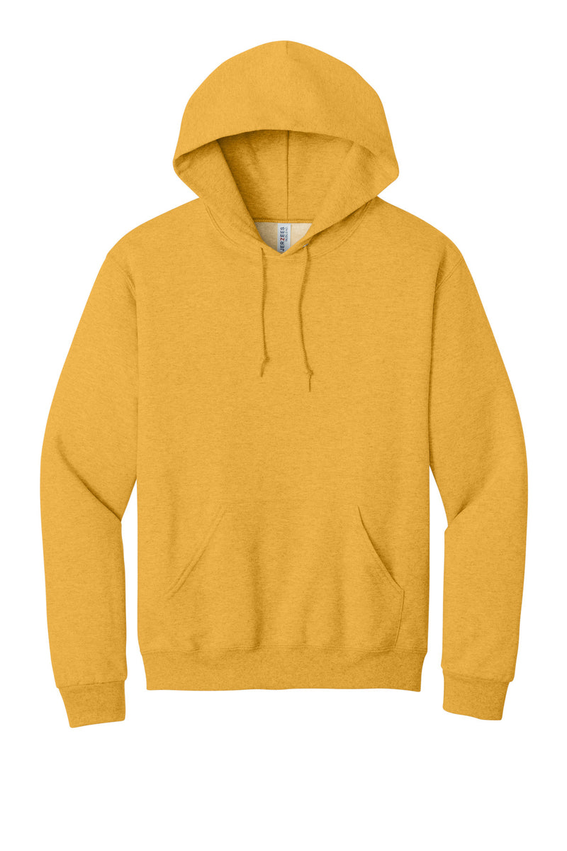 Jerzees NuBlend Pullover Hooded Sweatshirt - Mustard Heather